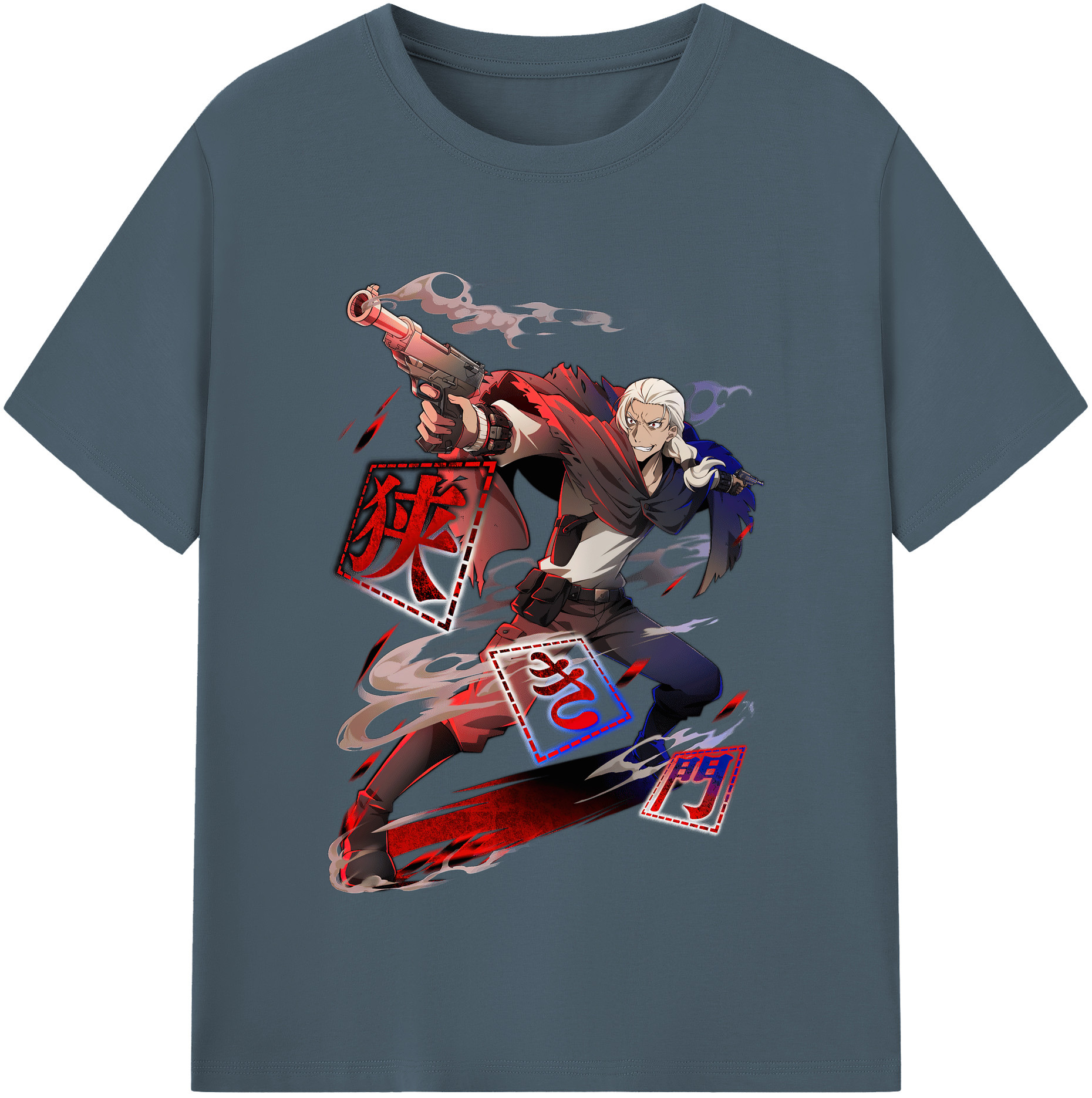 （画像用） 文豪ストレイドッグス Bungo Stray Dogs 綿100％半袖Tシャツ（フロントプリント）